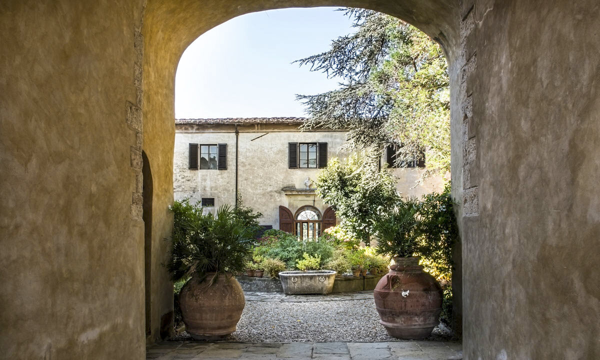Courtyard of Villa di Lilliano