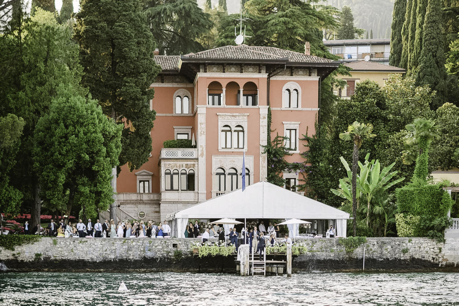 FaÃ§ade of Villa Fiordaliso, Lake Garda