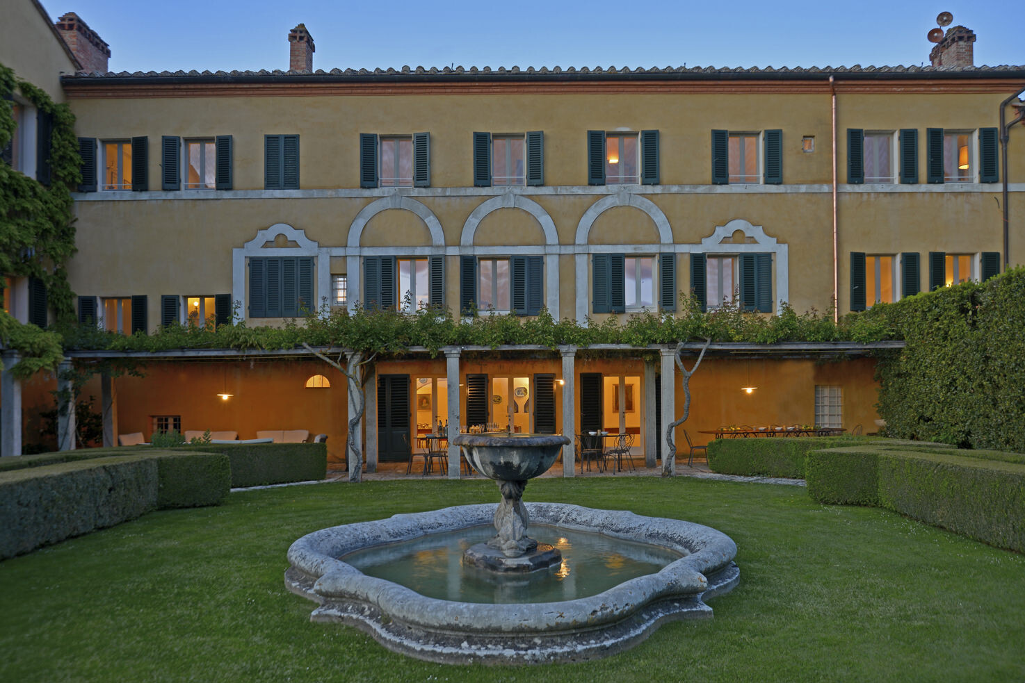 Façade of Villa La Foce