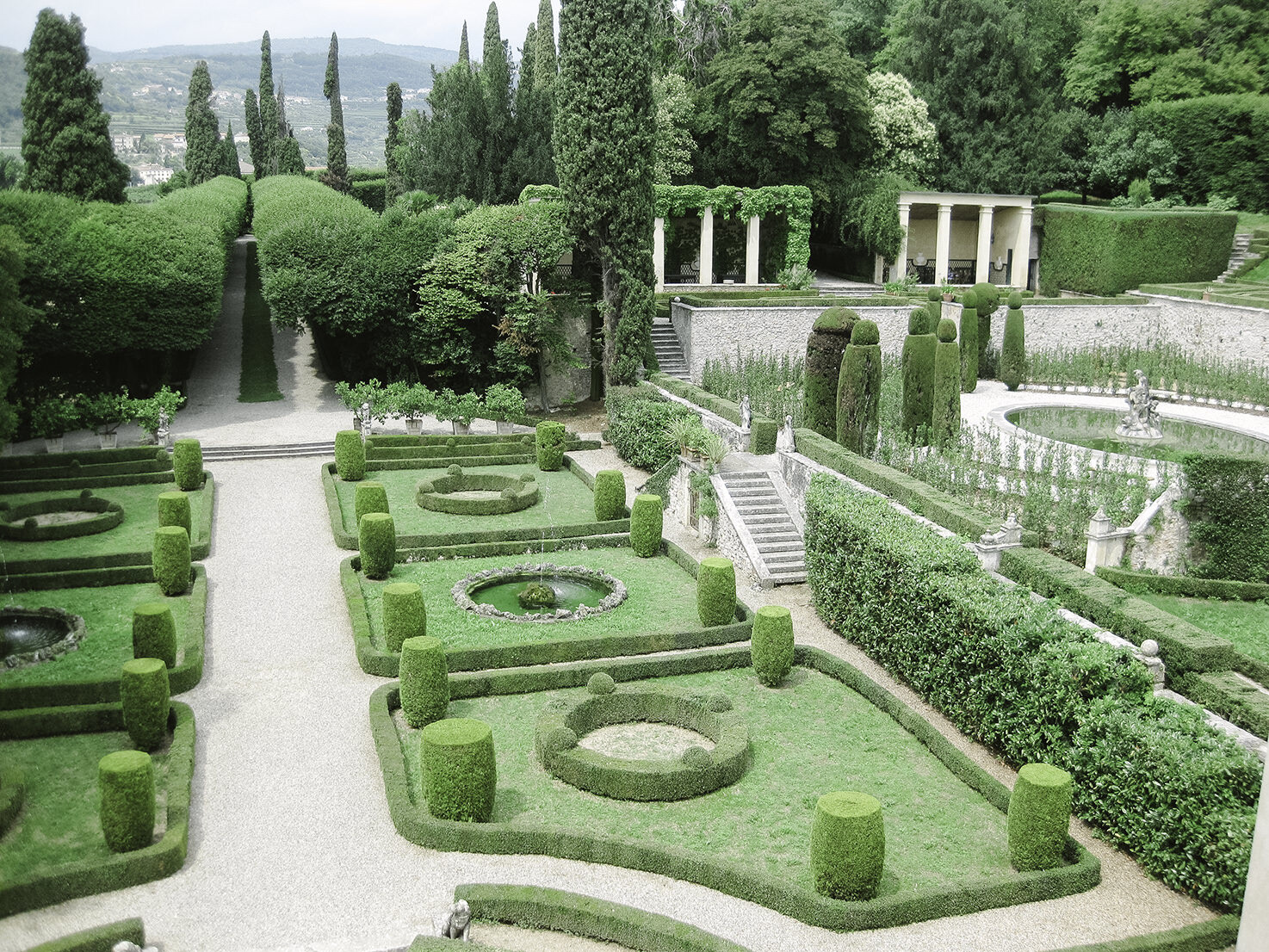 Italian gardens of Villa Rizzardi