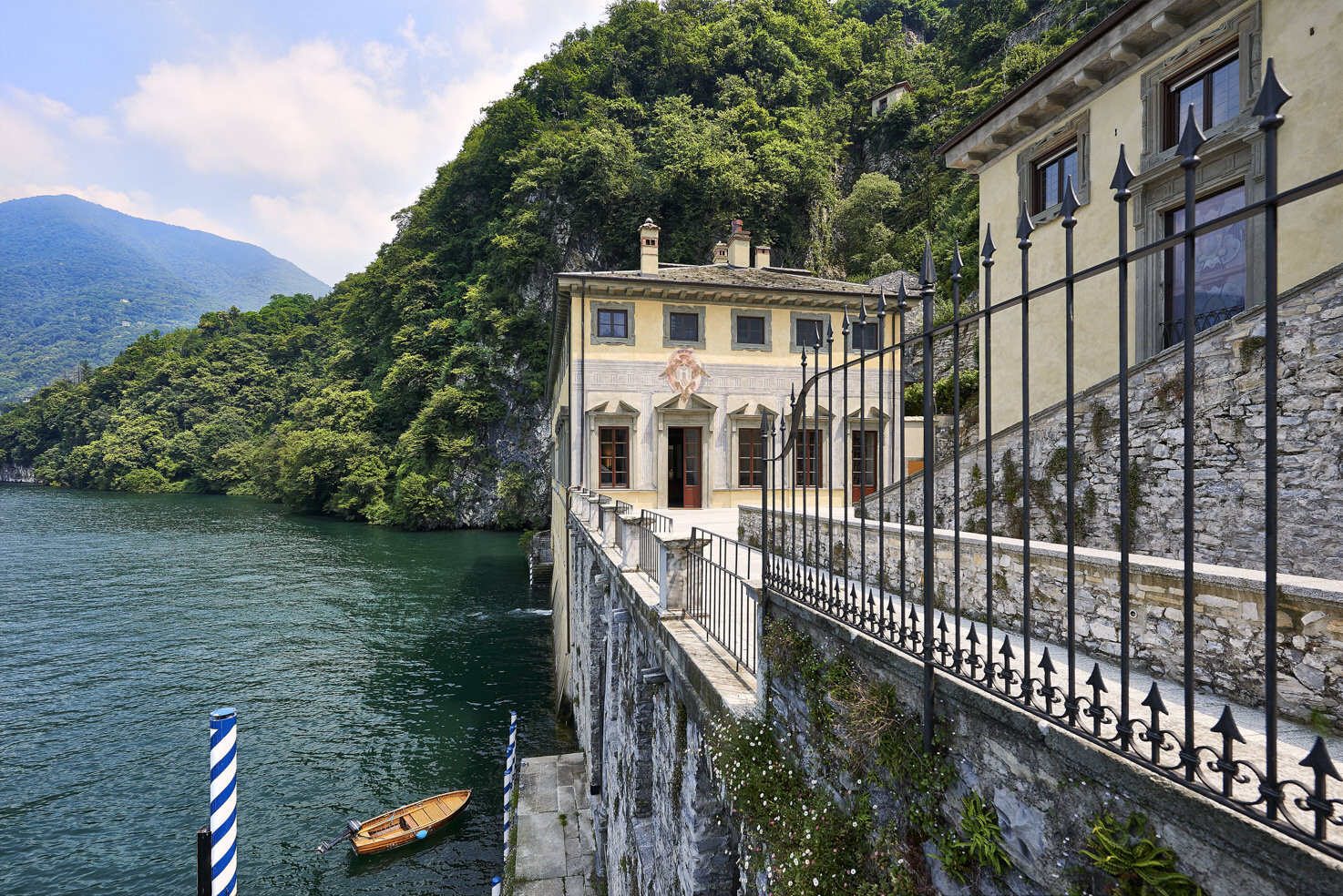 Terrace with view over Lake Como