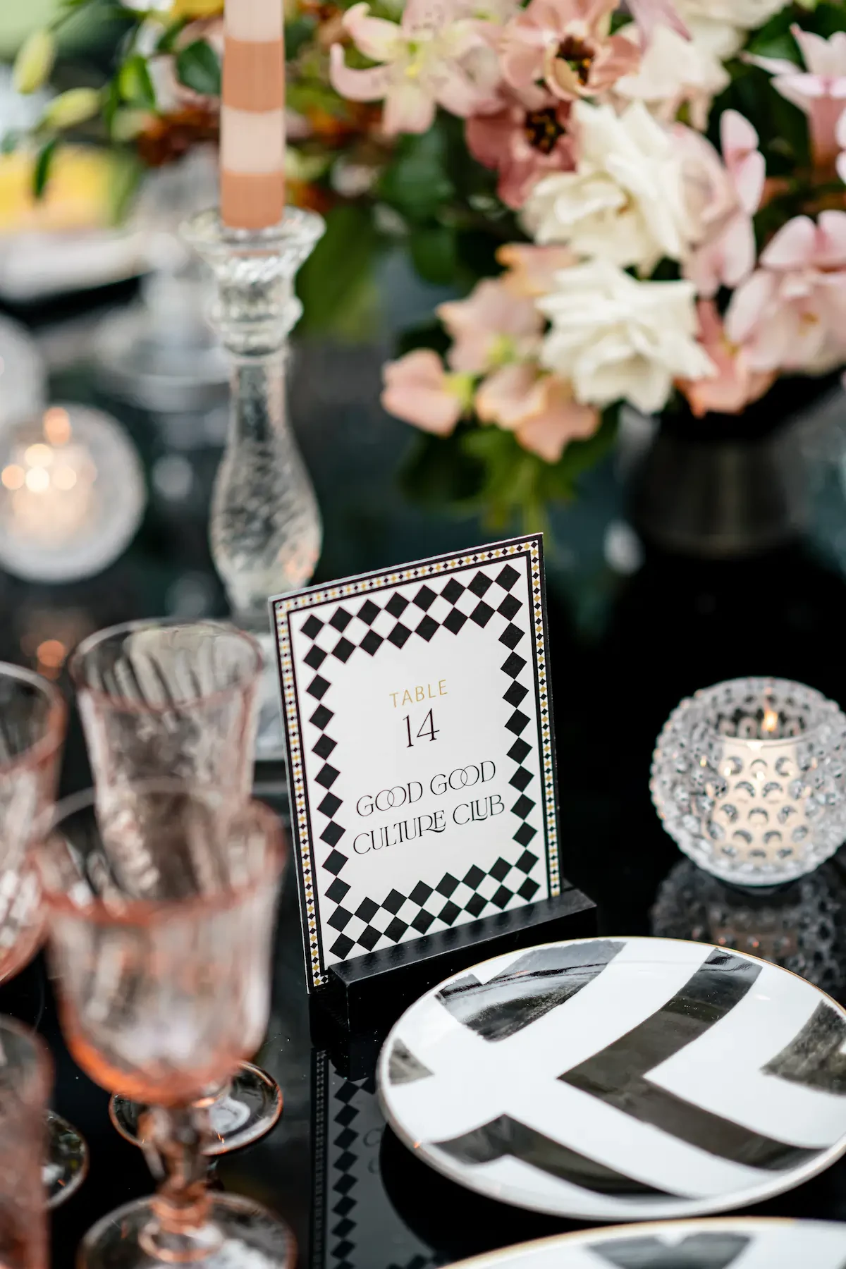 Villa Balbiano Lake Como Wedding Table Number Stationery