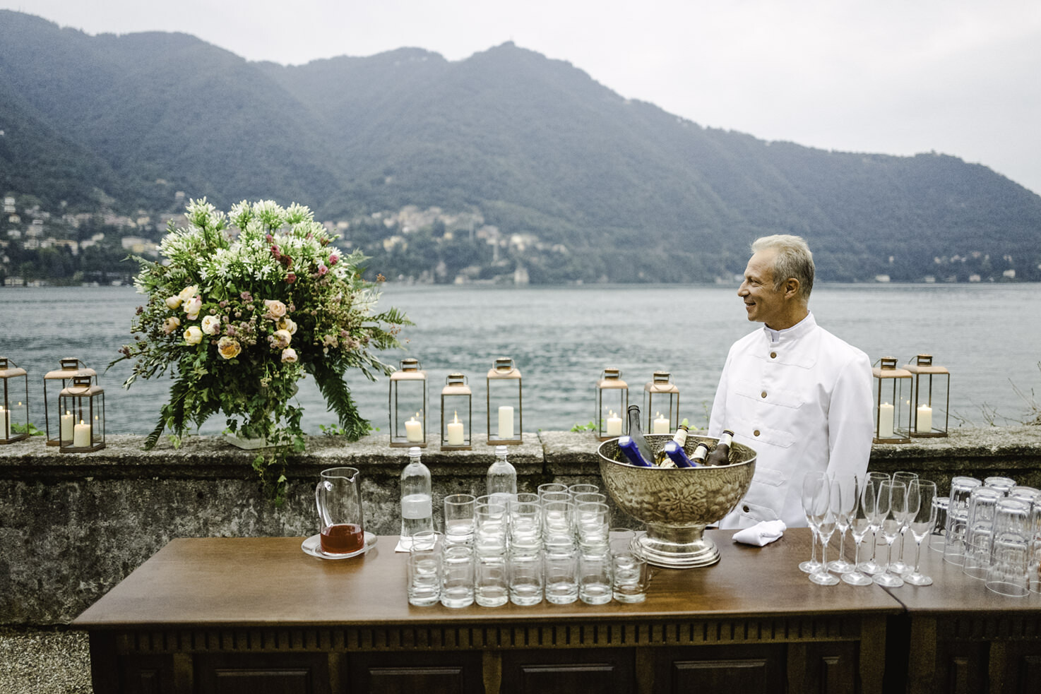 Aperitif at Villa Pizzo