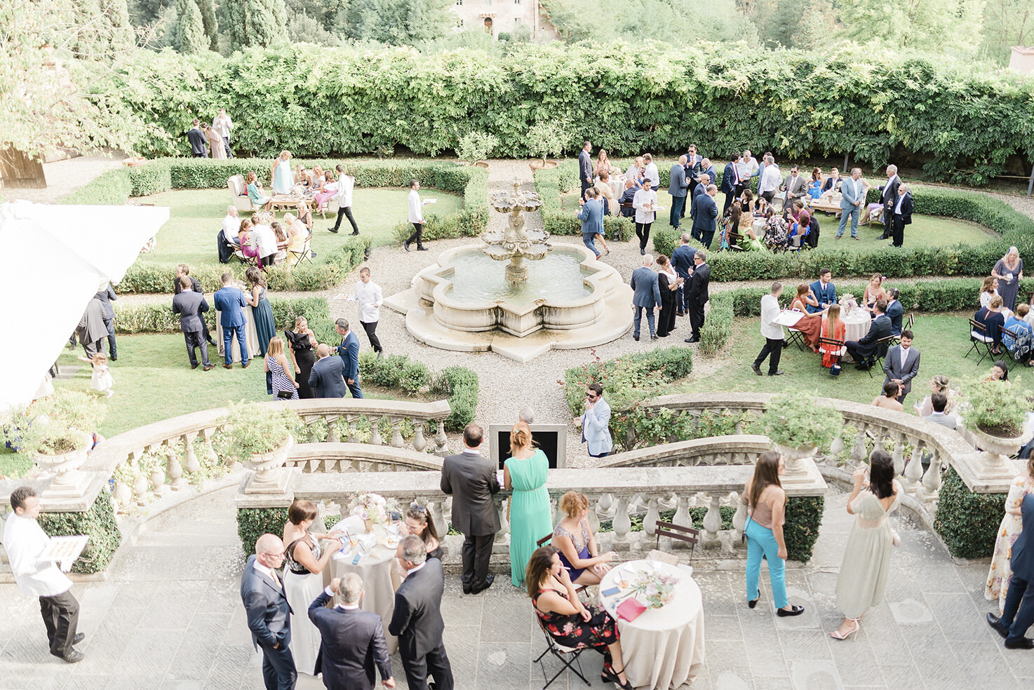 Aperitif for Italian wedding