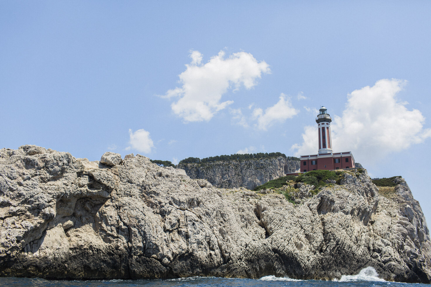 Lido del Faro from the sea