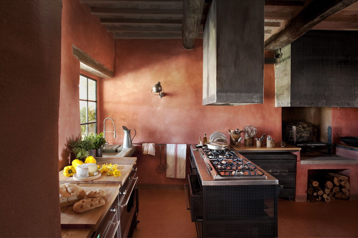 Kitchen of Tuscan Villa