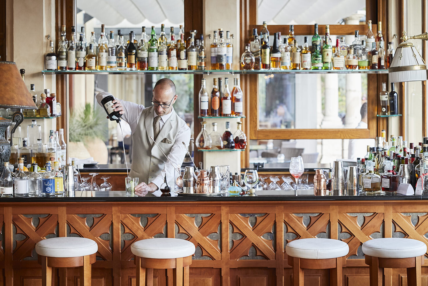 Bar of Grand Hotel Timeo