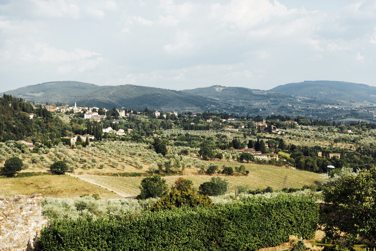 View over the Florence countryside