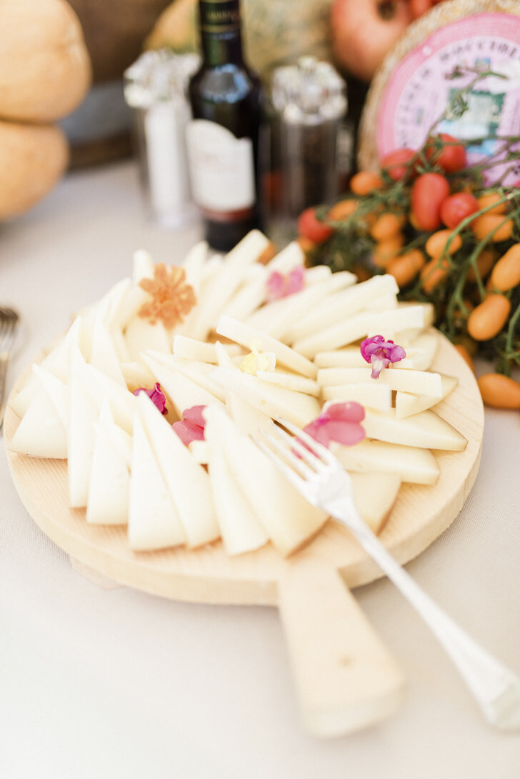 Local cheese for Italian aperitif