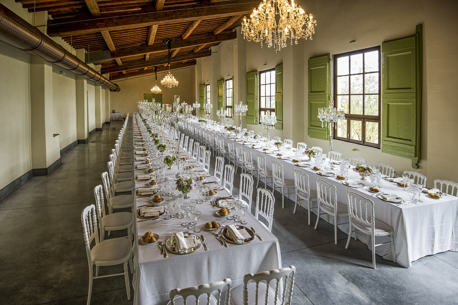 Wedding reception in the Limonaia