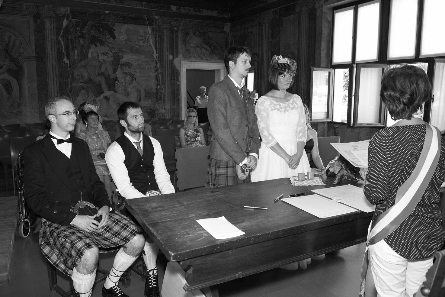 Civil wedding in Verona