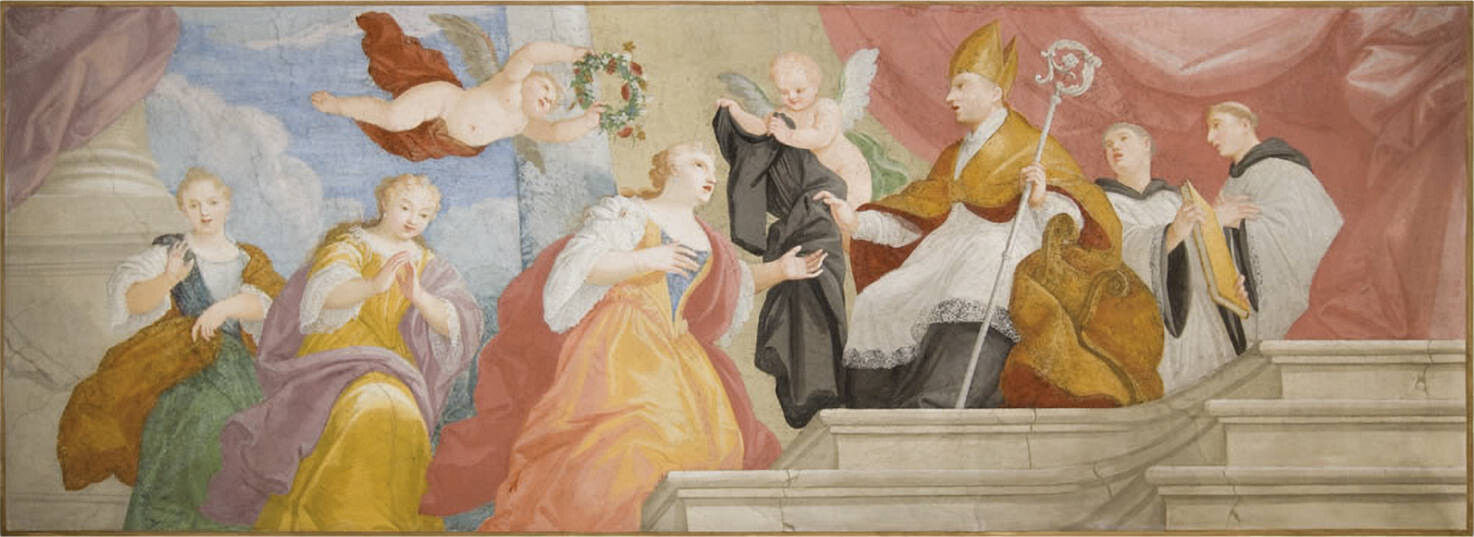 Detail of the frescoes