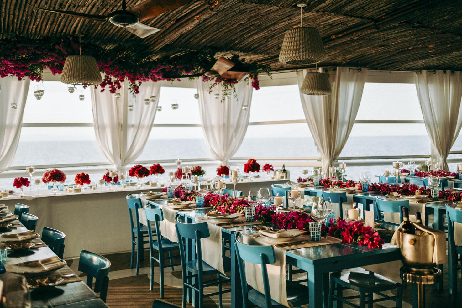 Wedding reception in Capri