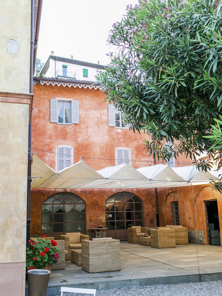 Exterior of the villa