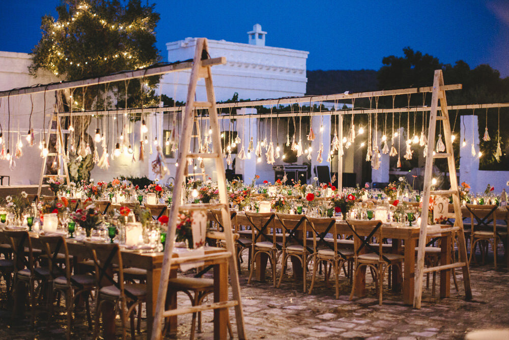 Wedding reception at Masseria Le Carrube