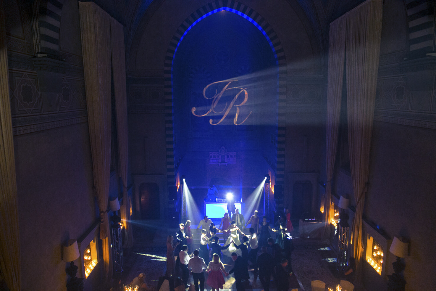 Dance floor for after party