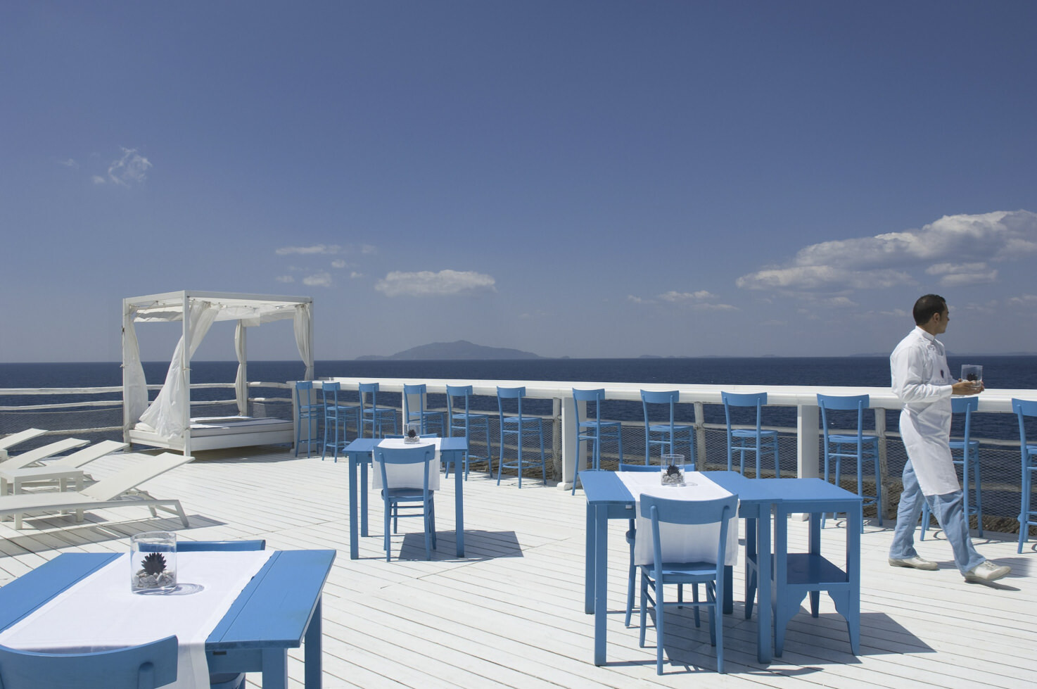 Terrace wit sea view