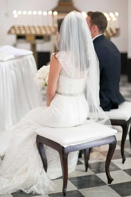 Church for catholic weddings in Portofino on the Riviera