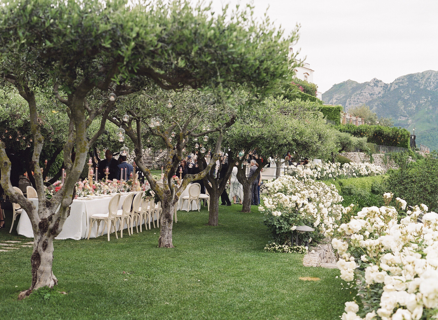 Wedding banquet at Hotel Caruso