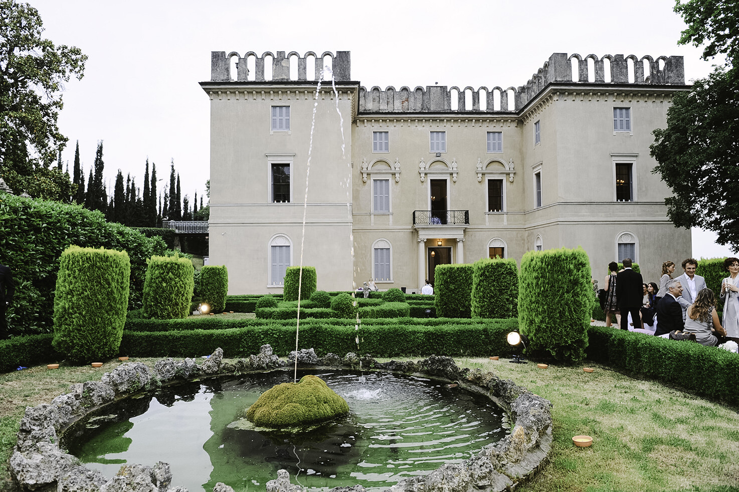 Northern façade of Villa Rizzardi