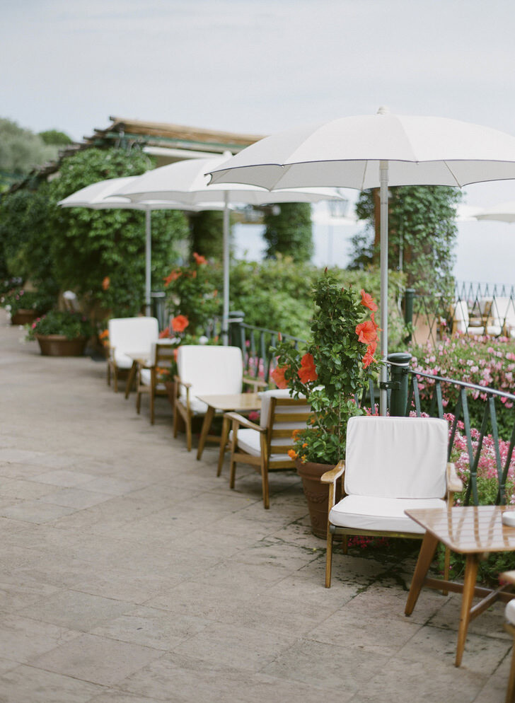 Terrace with sea view