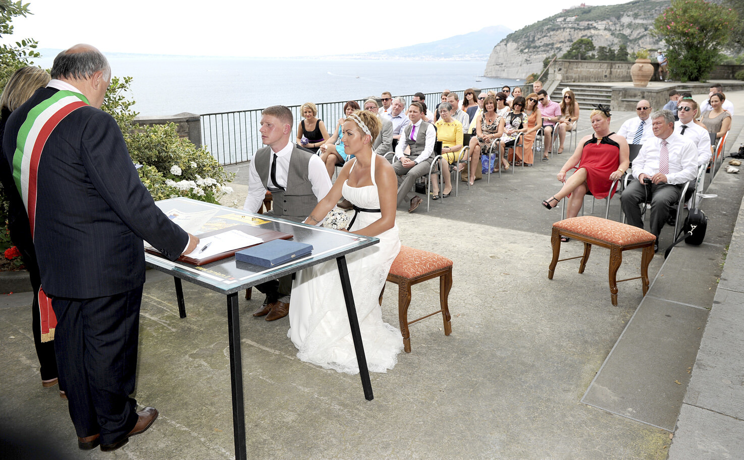 Civil ceremony in Piano di Sorrento, Villa Fondi