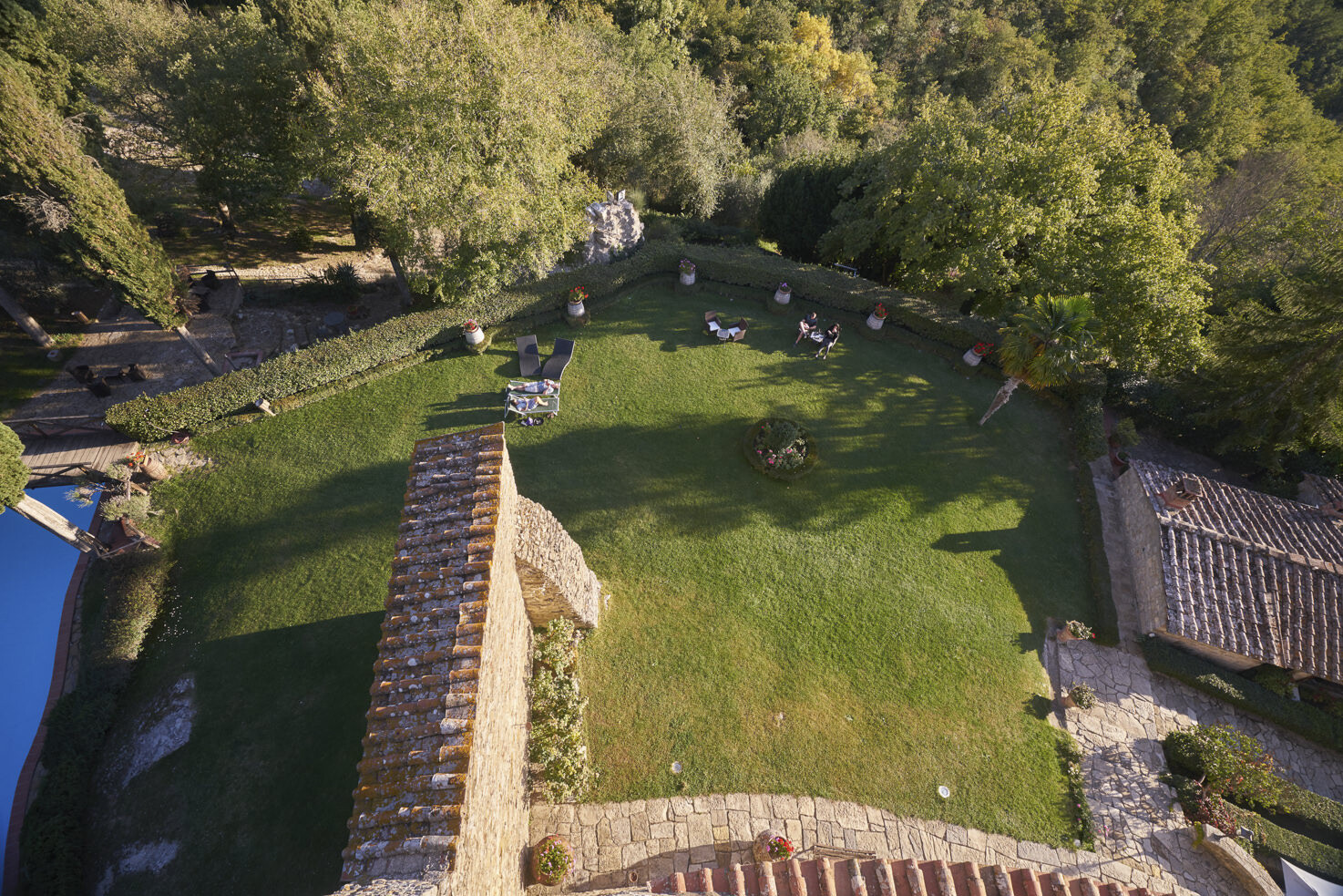 View from the main tower