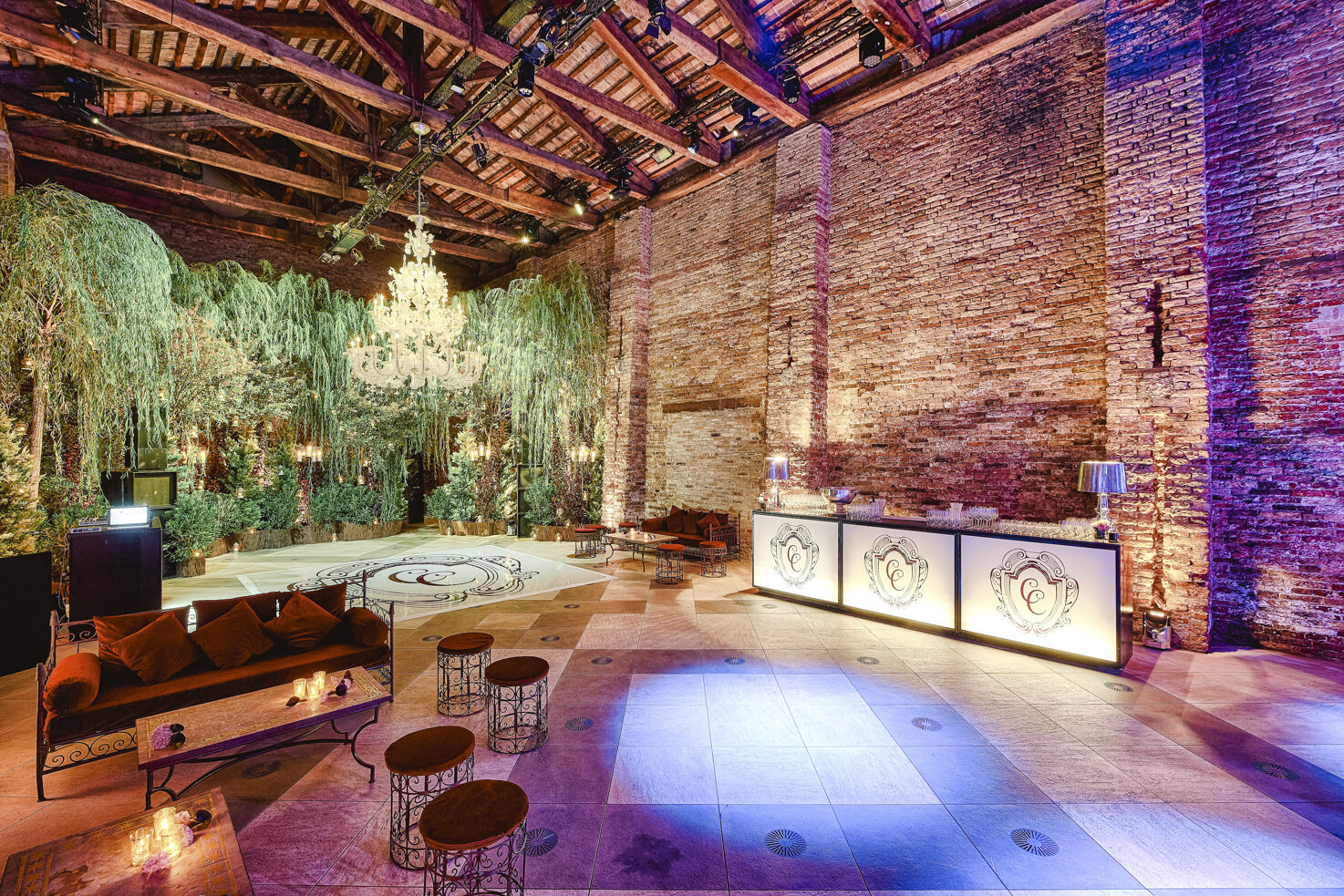 Lighting for Venice wedding