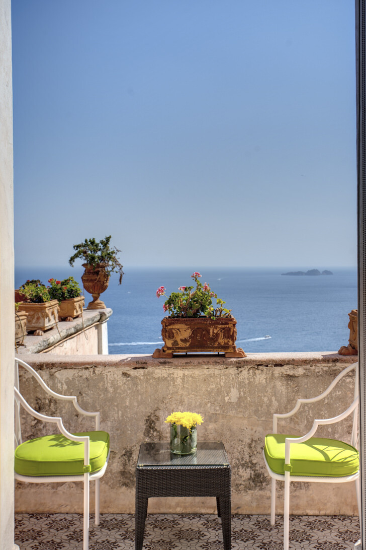 Balcony with sea view