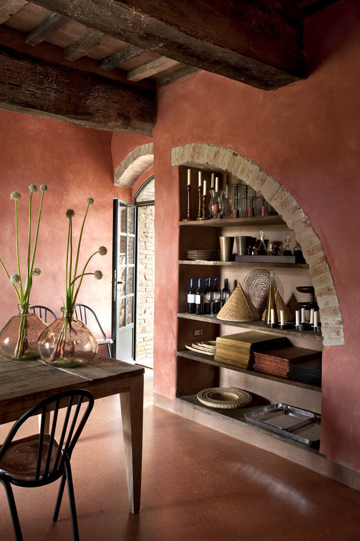 Interior of Tuscan Villa