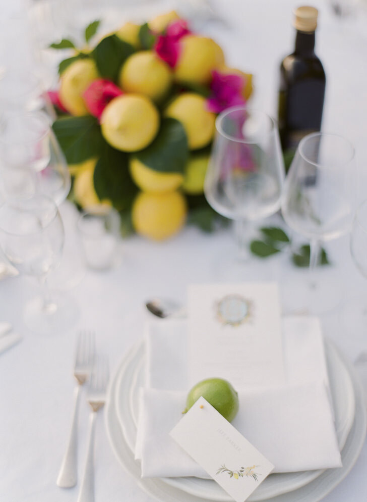 Detail of table decoration