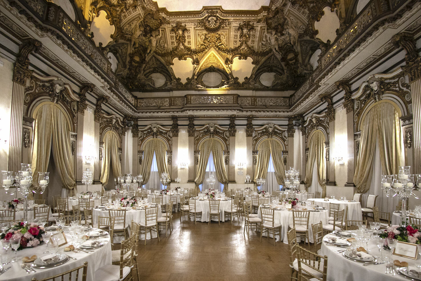 Wedding reception at Palazzo Brancaccio, Rome
