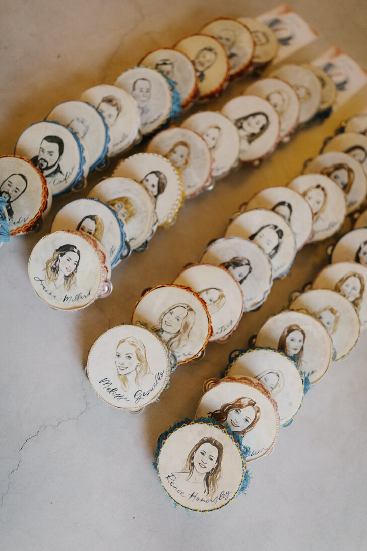 Traditional tambourines of Puglia