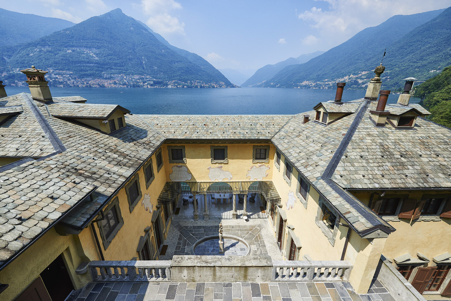 Overview of Villa Pliniana