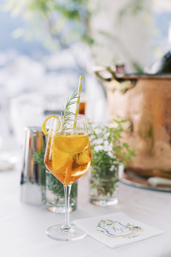 Italian cocktail Aperol Spritz