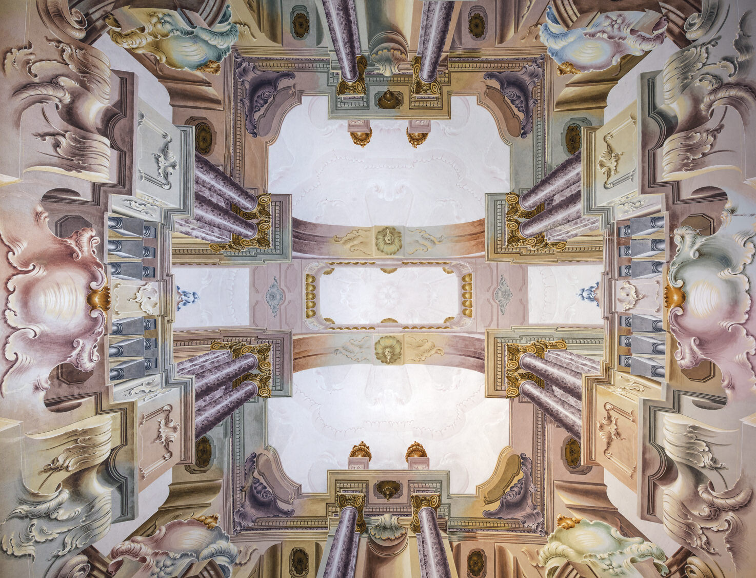 Frescoed ceiling