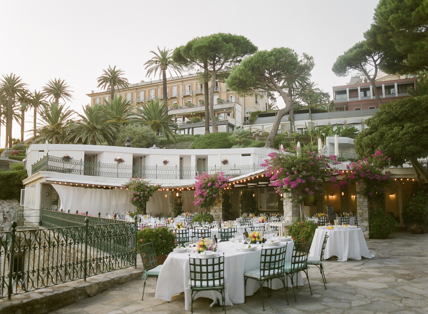 Welcome dinner on the terrace