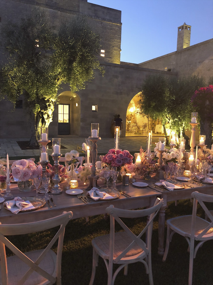 Wedding reception at Masseria Pettolecchia