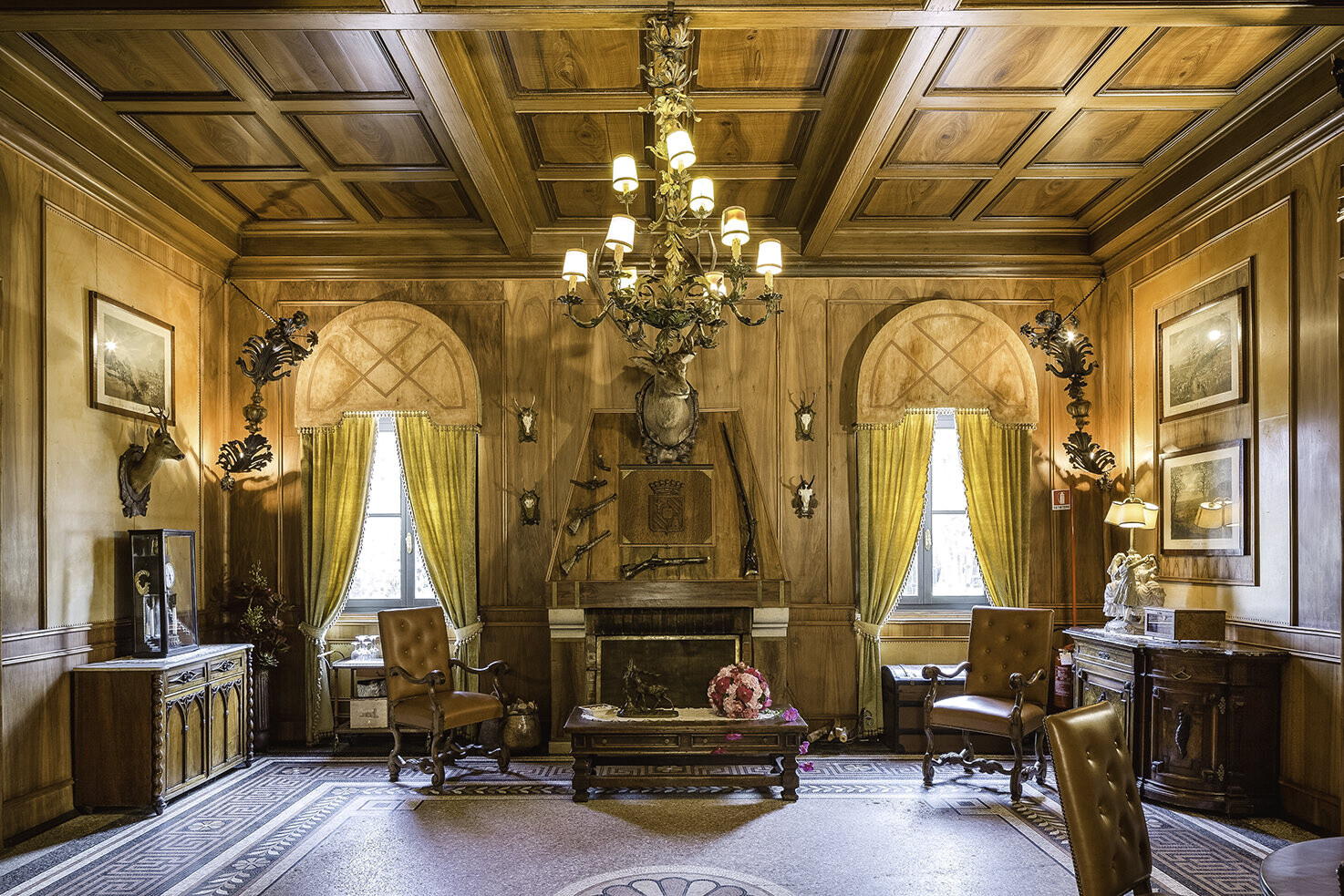 Sala di Caccia at Castello di Spessa