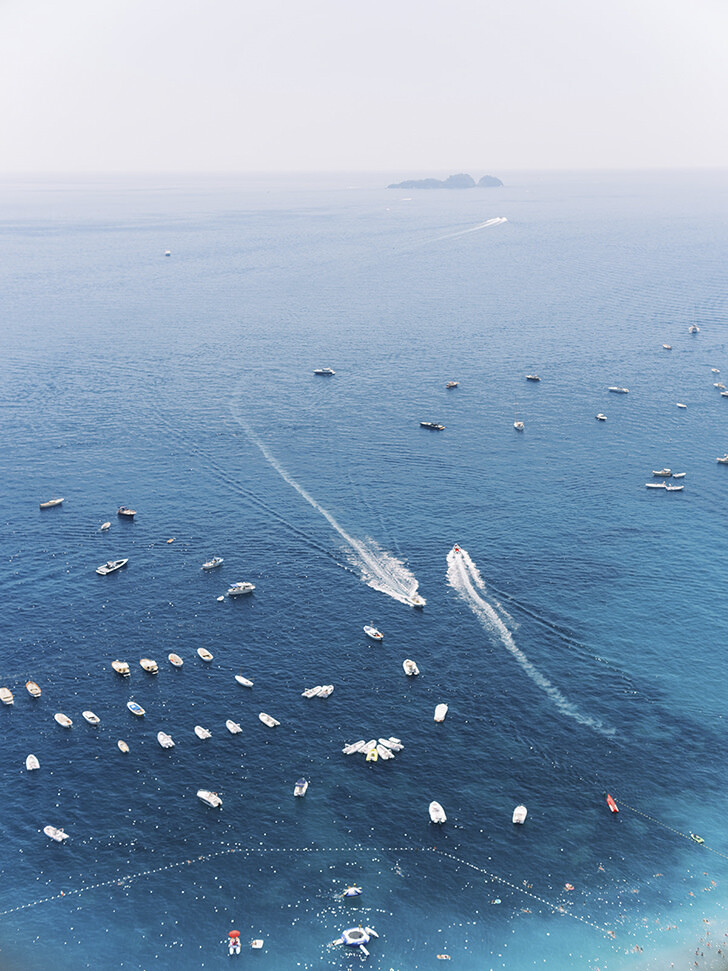 Sea view of the Mediterranean