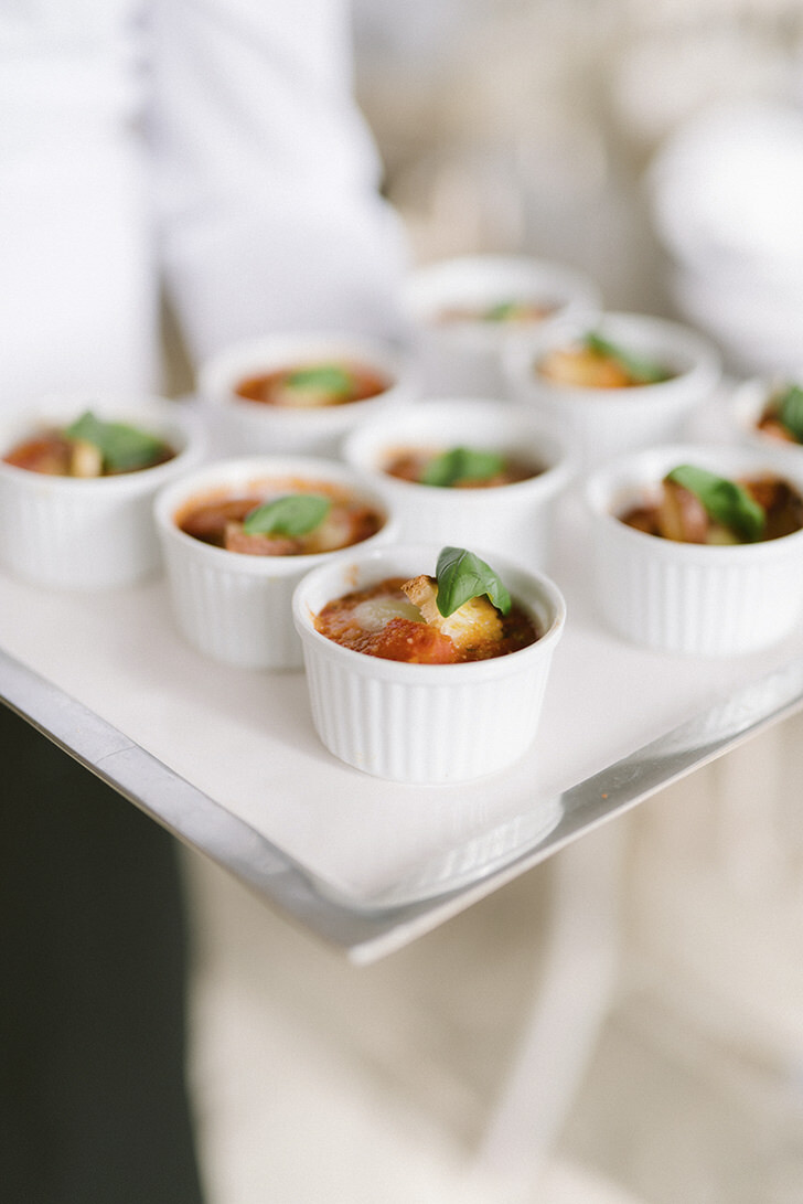 Starter for Italian wedding reception