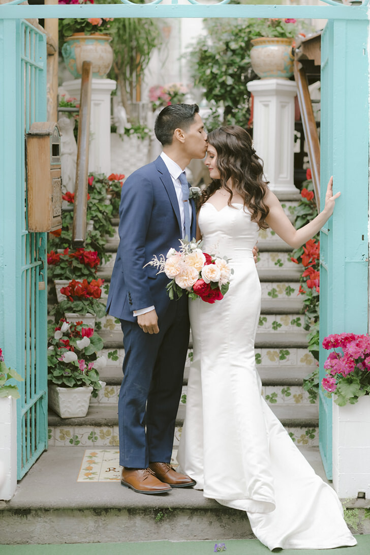 Newlyweds in Sorrento