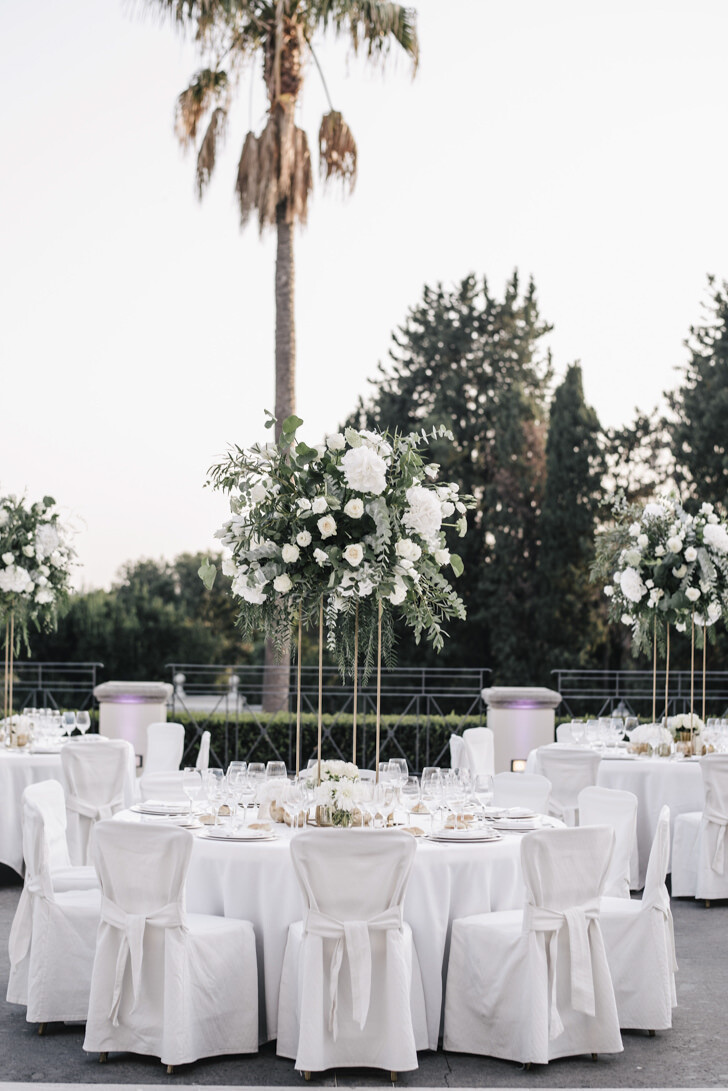 Table for wedding reception