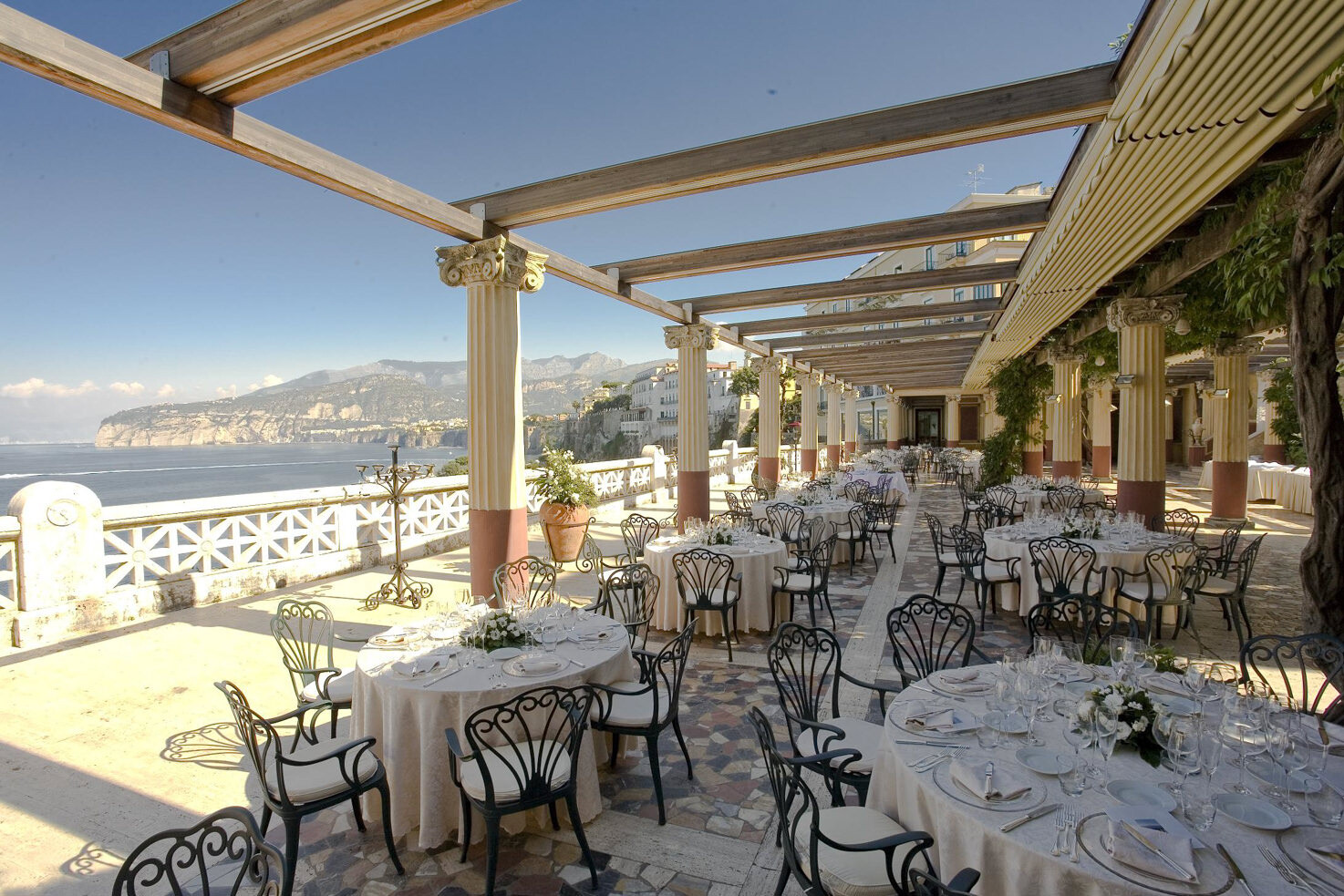Terrace of Villa Pompeiana