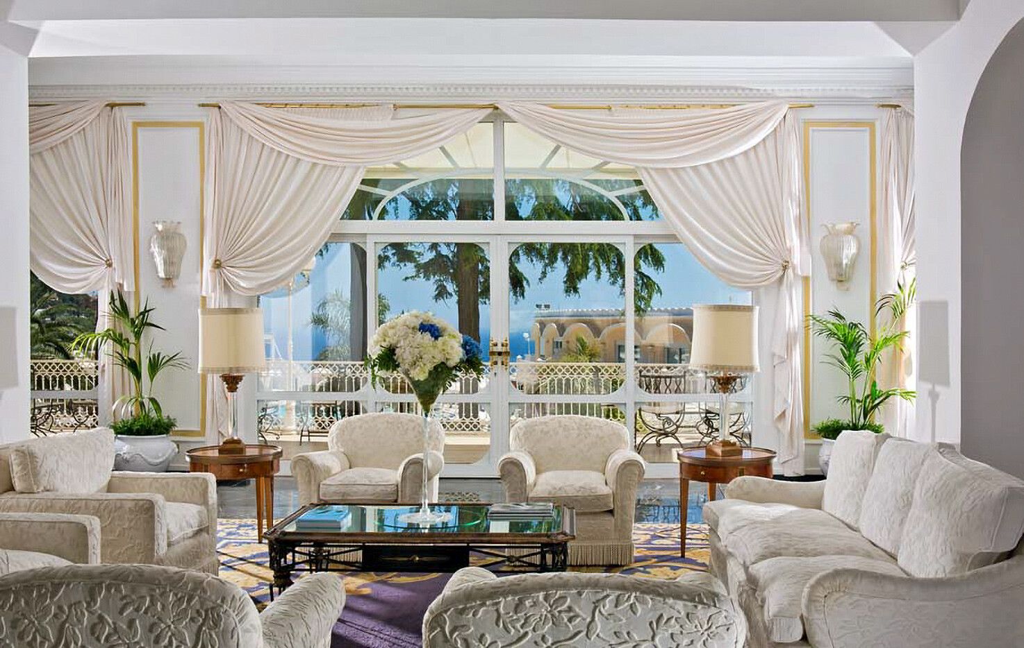 Lounge of Hotel Quisisana