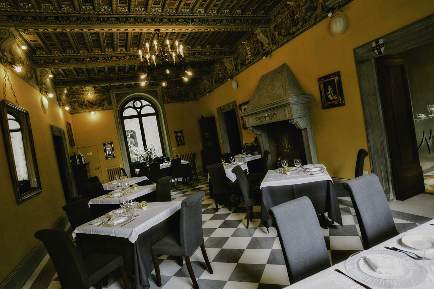 Interior of Castello di Modanella