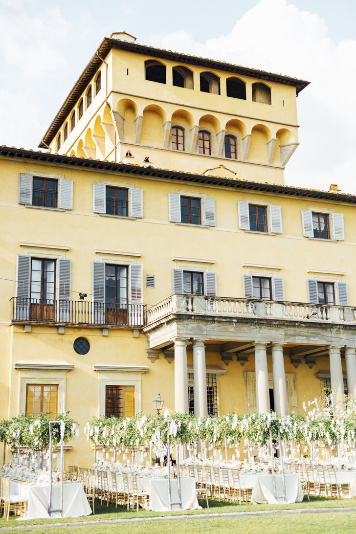 Façade of Villa di Maiano