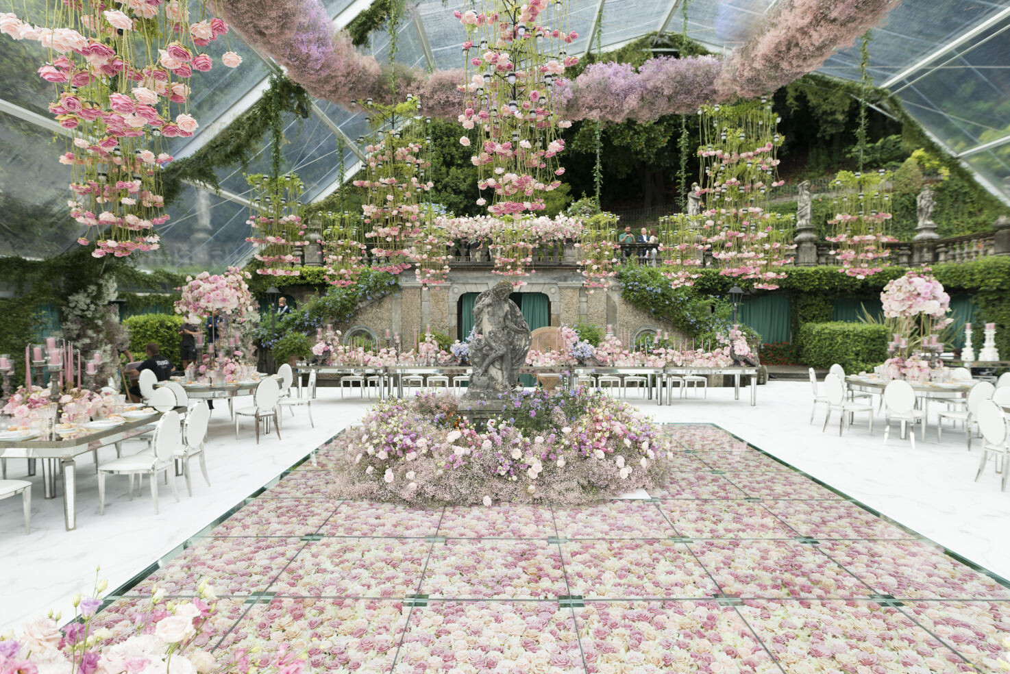 Wedding banquet on Lake Como at Villa Pizzo