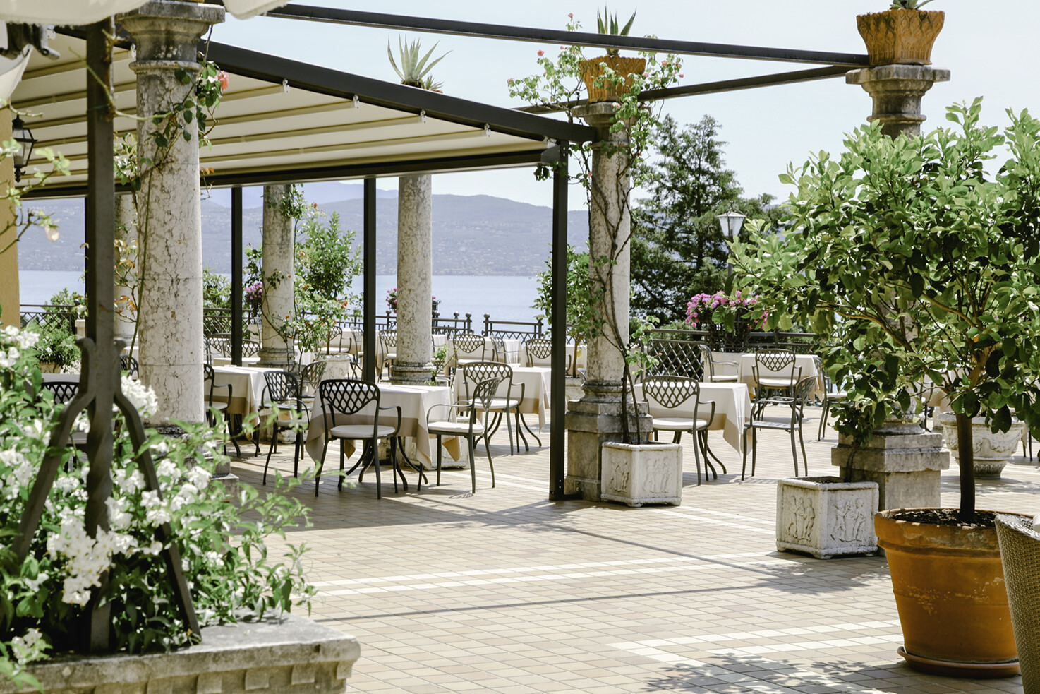 Terrace of Villa del Sogno