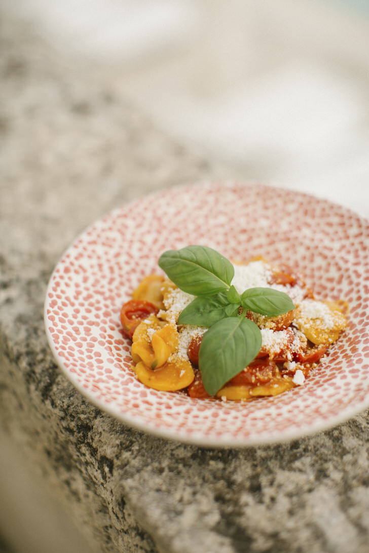 Traditional Italian pasta dish